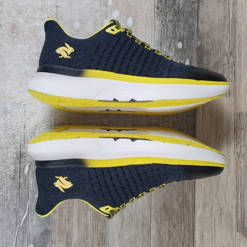 Rabbit Dream Chaser Mens Shoes Sz 12 Running Blazing Yellow Mesh Lace Up Sneaker